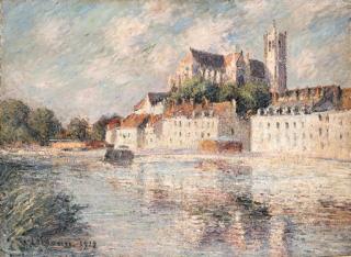 Gustave Loiseau - La cathédrale d\'Auxerre