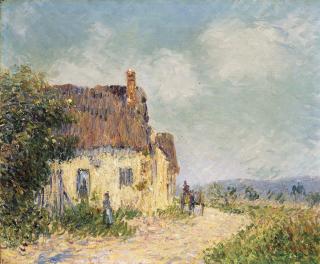 Gustave Loiseau - La maison blanche à Saint-Cyr-du-Vaudreuil