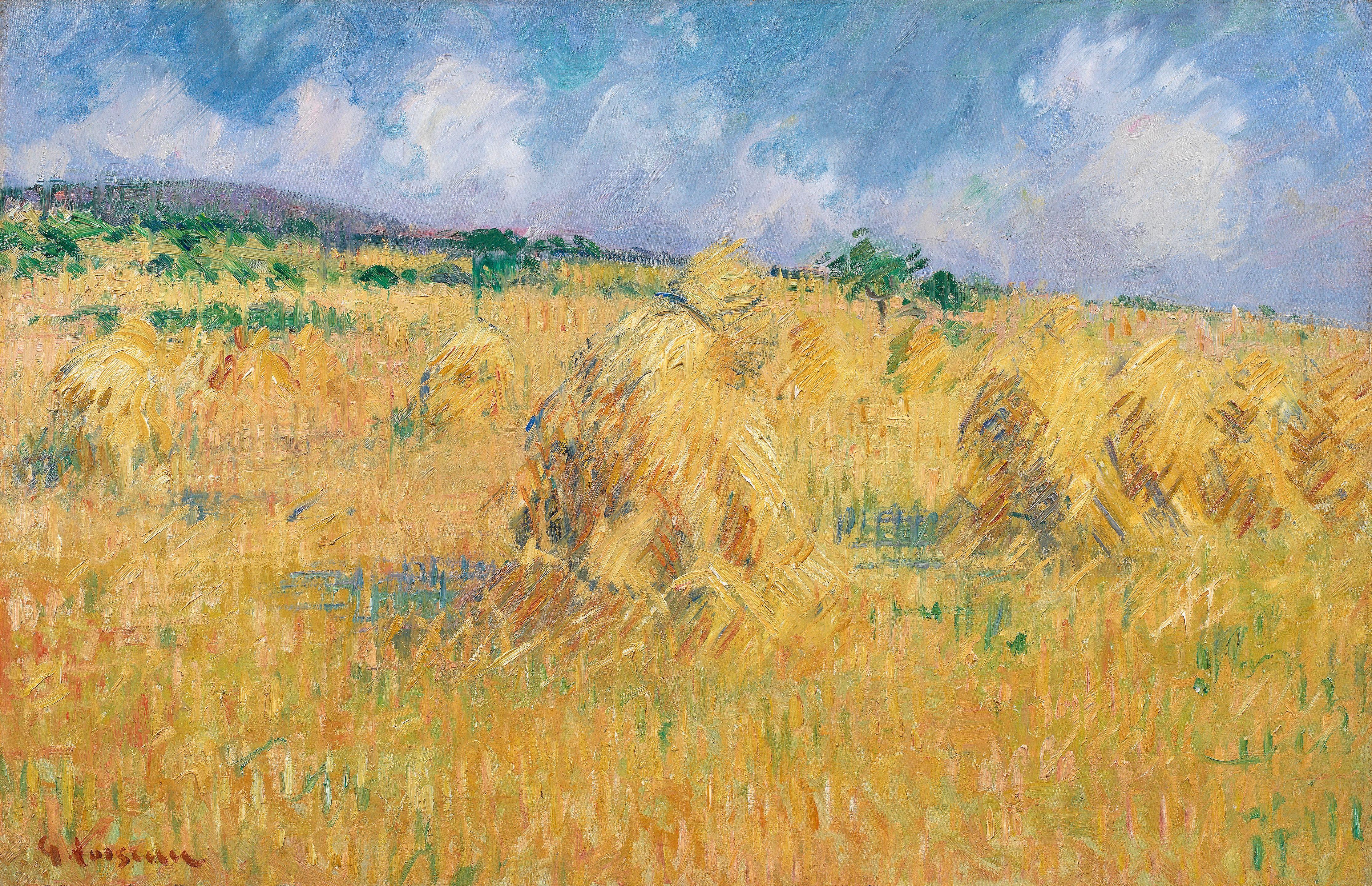 Gustave Loiseau - La plaine du Neubourg, la moisson