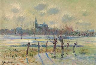 Gustave Loiseau - La Prairie À Rezé Près De Nantes