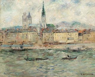 Gustave Loiseau - La Seine À Rouen