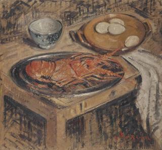 Gustave Loiseau - Langouste du Portugal