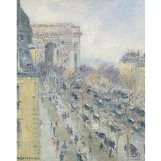 Gustave Loiseau - L\'Arc De Triomphe Et L\'Avenue De Friedland