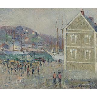 Gustave Loiseau - Le Bassin Berrigny, Fécamp