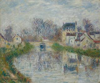 Gustave Loiseau - Le canal à Moret