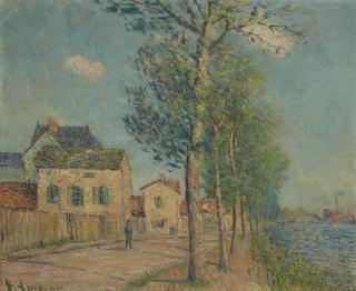 Gustave Loiseau - Le Chemin au bord de la rivière