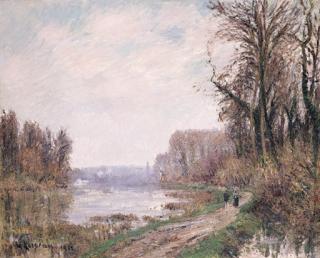 Gustave Loiseau - Le chemin au bord de l\'eau