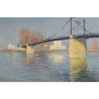 Gustave Loiseau - Le Pont Suspendu À Triel-Sur-Seine
