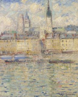 Gustave Loiseau - Le Port, Rouen