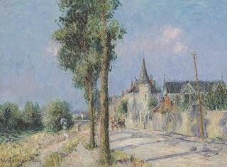 Gustave Loiseau - Le Quai de Ponthuis, Pontoise