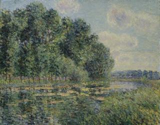 Gustave Loiseau - Les Bords De L\'Eure En Été
