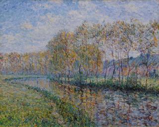 Gustave Loiseau - Les Rives De L\'Eure Le Matin, Saint Cyr Du Vaudreuil