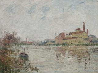 Gustave Loiseau - L\'Usine Au Bord De La Rivière
