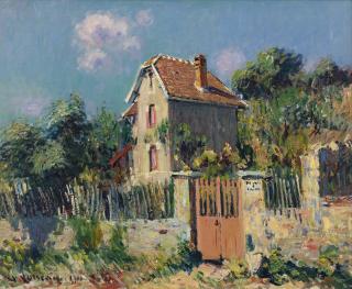 Gustave Loiseau - Maison À La Grille Rose, Environs De Pontoise