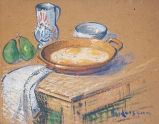 Gustave Loiseau - Nature morte aux oeufs