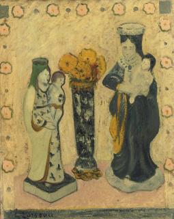 Gustave Loiseau - Nature morte aux statuettes