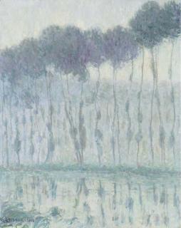 Gustave Loiseau - Peupliers au bord de l\'Eure