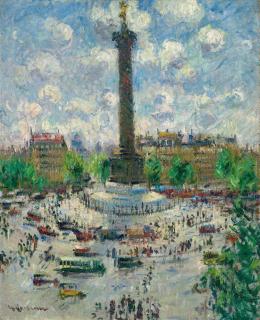 Gustave Loiseau - Place De La Bastille
