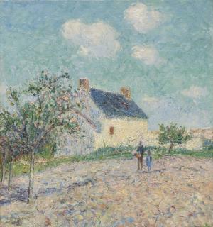Gustave Loiseau - Pommiers En Fleur