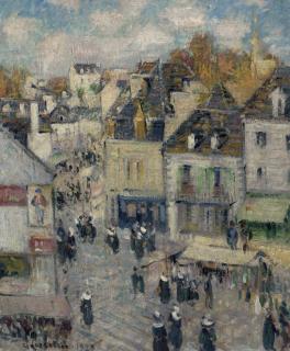 Gustave Loiseau - Pont-Aven, le marché