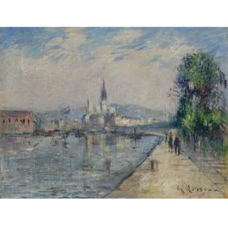 Gustave Loiseau - Rouen, Les Bords De Seine