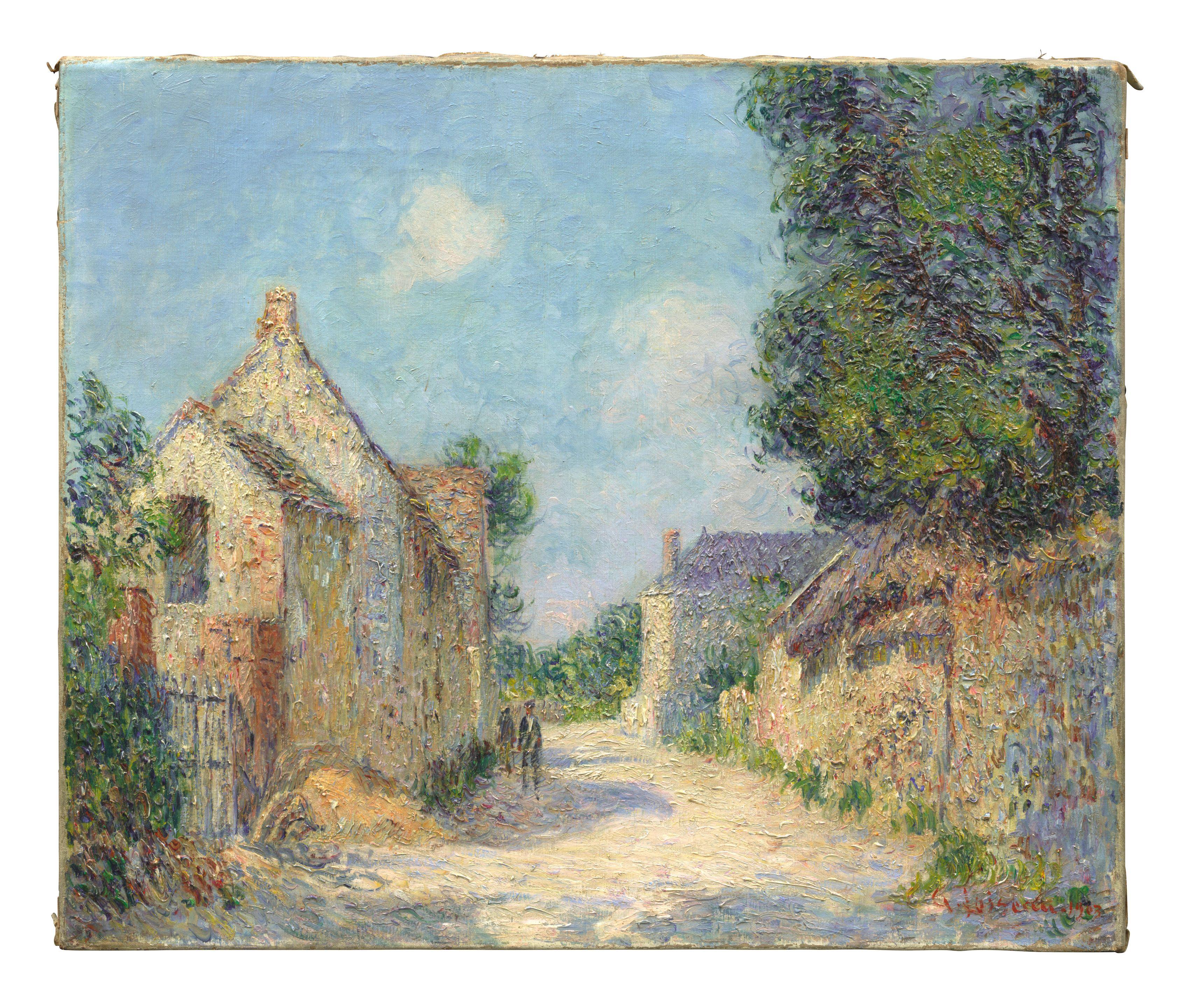 Gustave Loiseau - Rue de village - Le Vaudreuil