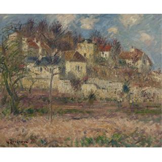 Gustave Loiseau - Scène De Village