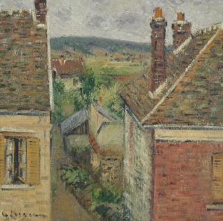Gustave Loiseau - Toits de maison en Normandie