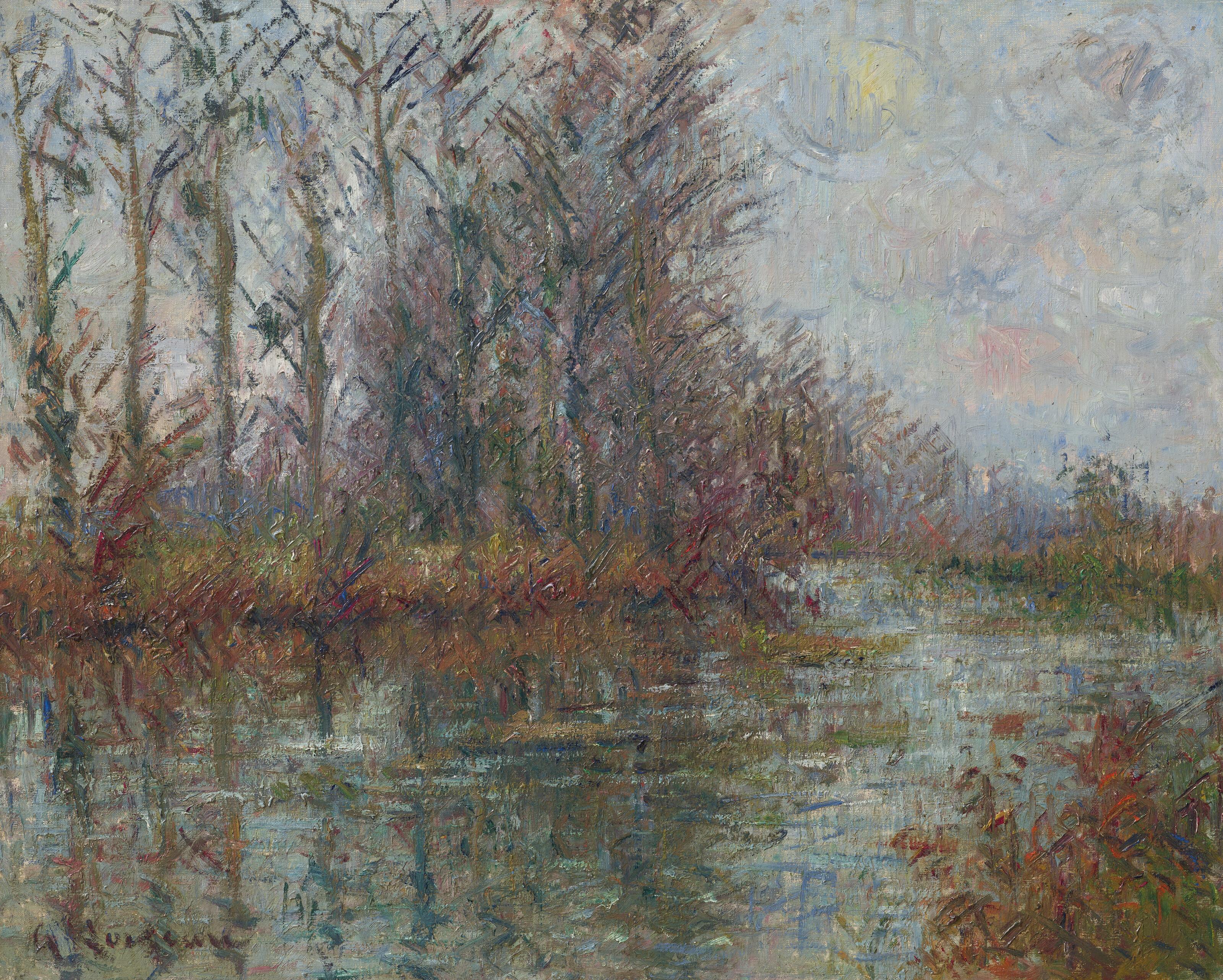 Gustave Loiseau - Tournant de rivière, L\'Eure
