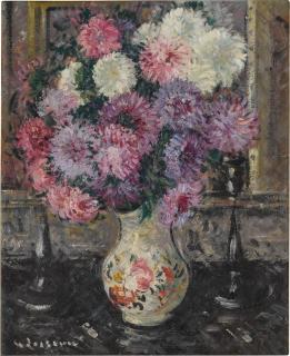 Gustave Loiseau - Vase De Fleurs