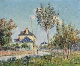 Gustave Loiseau - Village au Vandreauil