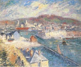 Gustave Loiseau - Vue de Fécamp