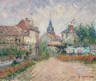 Gustave Loiseau - Vue de Saint-Cyr-du-Vaudreuil, Eure