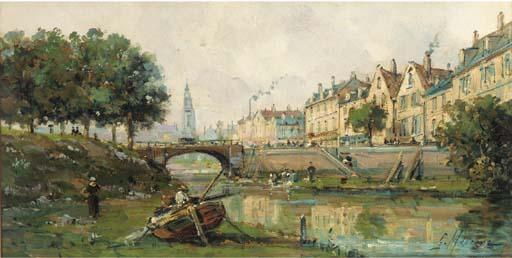 Gustave Mascart - Le canal de Gand