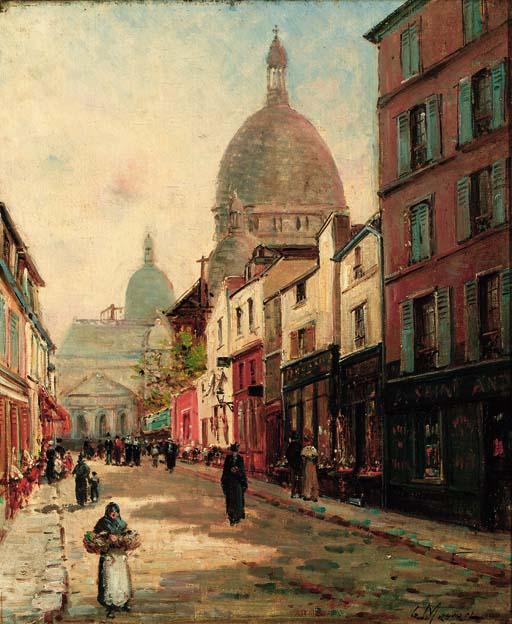 Gustave Mascart - Vue de Montmartre