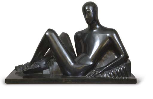 Gustave Miklos - Jeune Homme Au Repos, Appuyé Sur Un Coude