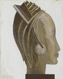 Gustave Miklos - Portrait De Femme, Vers 1920