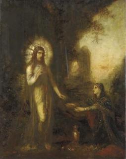 Gustave Moreau - Christ and Mary Magdalene (Noli Me Tangere)