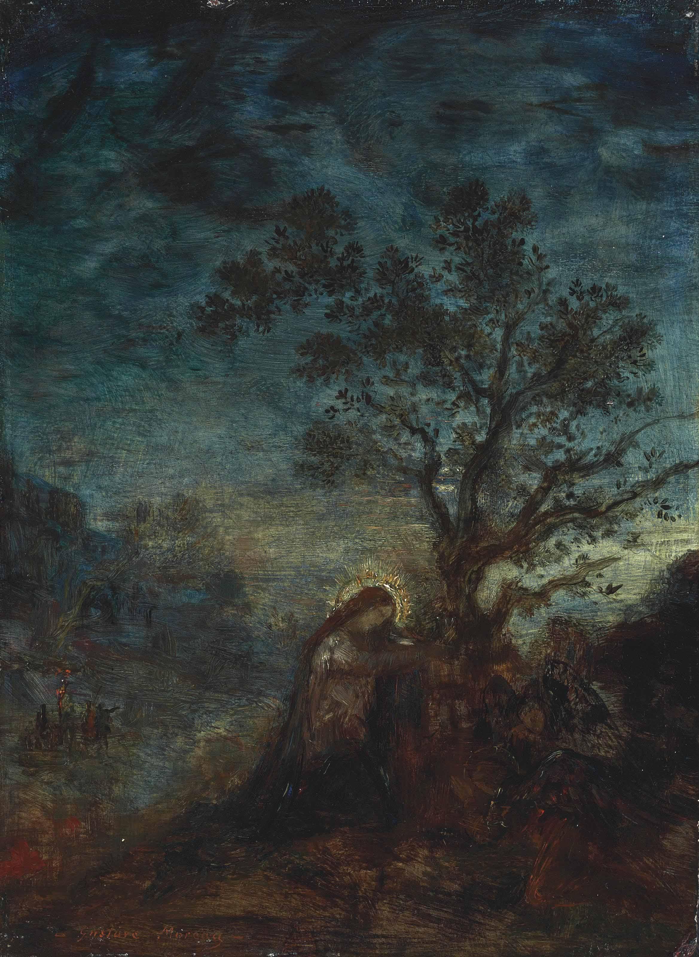 Gustave Moreau - Christ In The Garden Of Olives