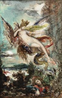 Gustave Moreau - Femme sur un griffon