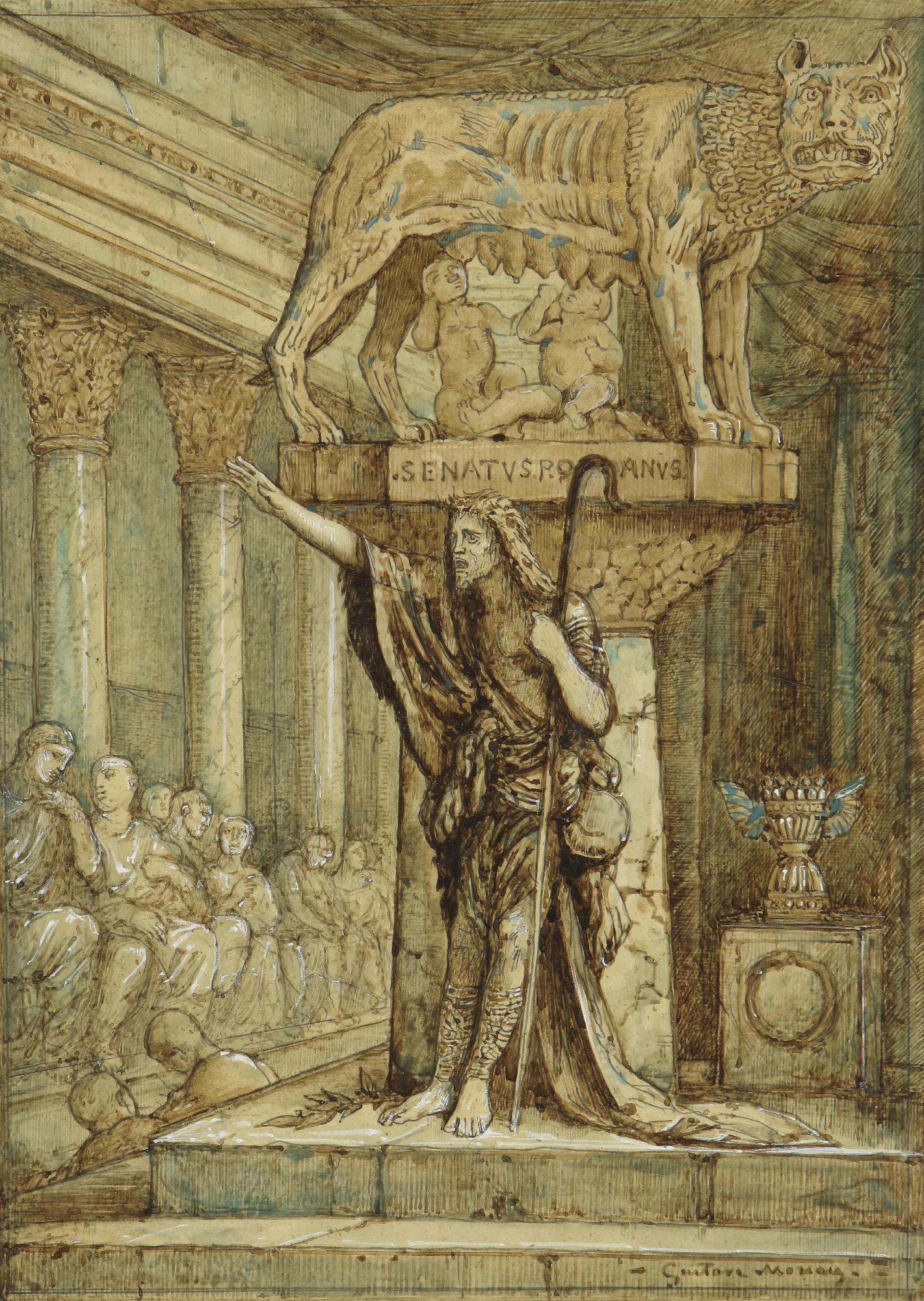 Gustave Moreau - French Le Paysan Du Danube