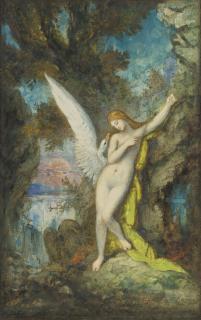Gustave Moreau - Frenchleda Et Le Cygne
