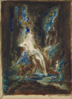 Gustave Moreau - La Fée Aux Griffons