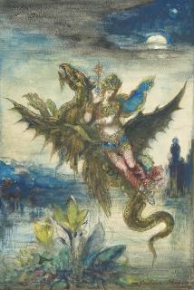 Gustave Moreau - Rêve d\'Orient or La Péri: Dream of the Orient or The Peri