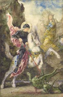 Gustave Moreau - St. George and the Dragon