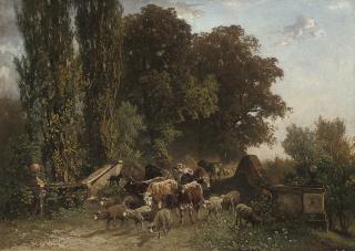 Gustave Ranzoni - The road home