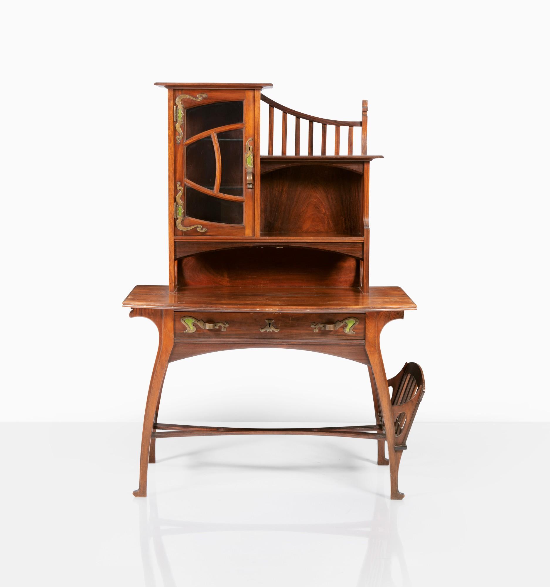 Gustave Serrurier-Bovy - Bureau formant étagère, vers 1900