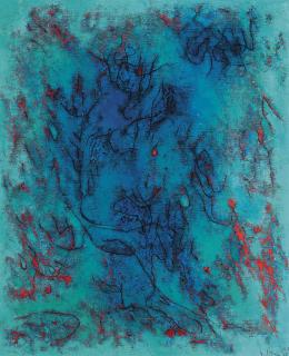 Gustave Singier - Baigneuse agitée