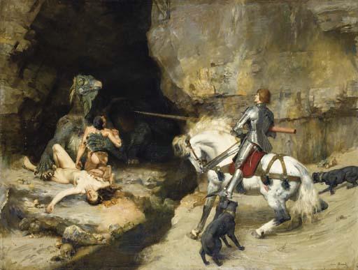 Gustave Surand - Saint Georges Et Le Dragon