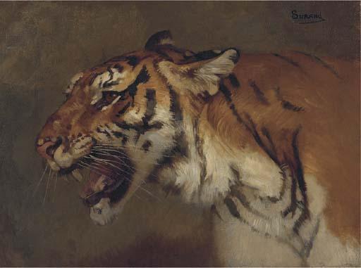 Gustave Surand - Tigre Rugissant